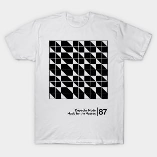 Music for the Masses - Minimal Style Graphic Artwork T-Shirt